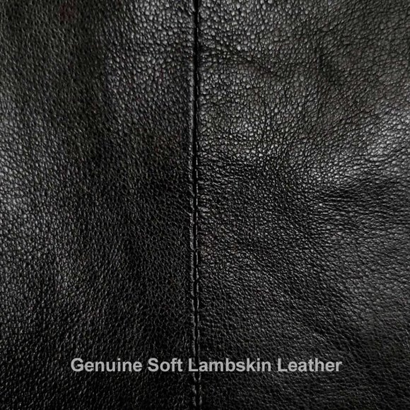 J Brand BAEZ Premium Lamb Leather Top - Picture 11 of 14